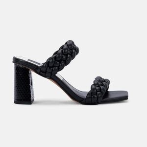 Dolce Vita Black Stella sandal heel, size 8.5